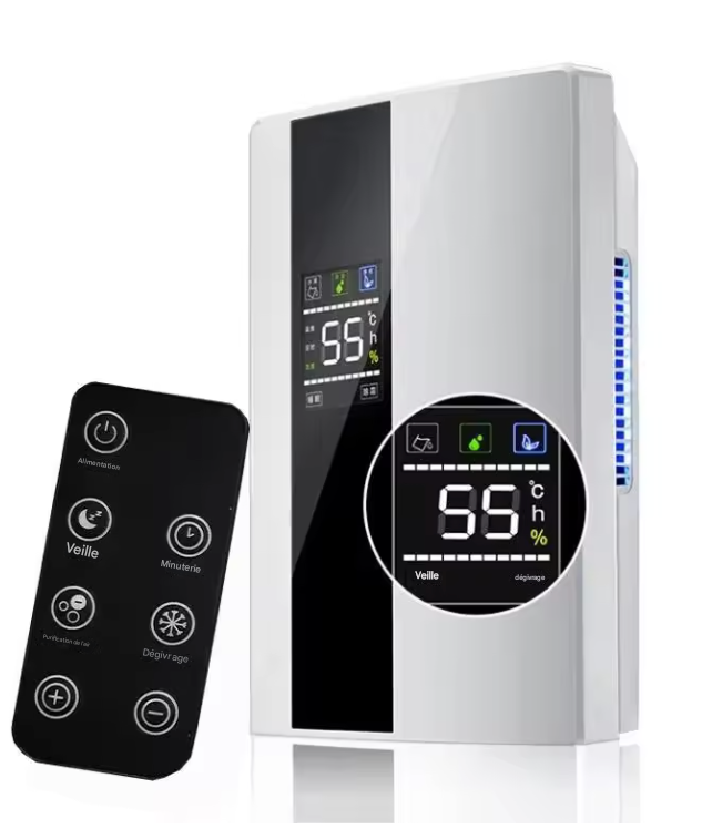 Déshumidificateur et purificateur 2,2 L Intelligent d’air 2-en-1