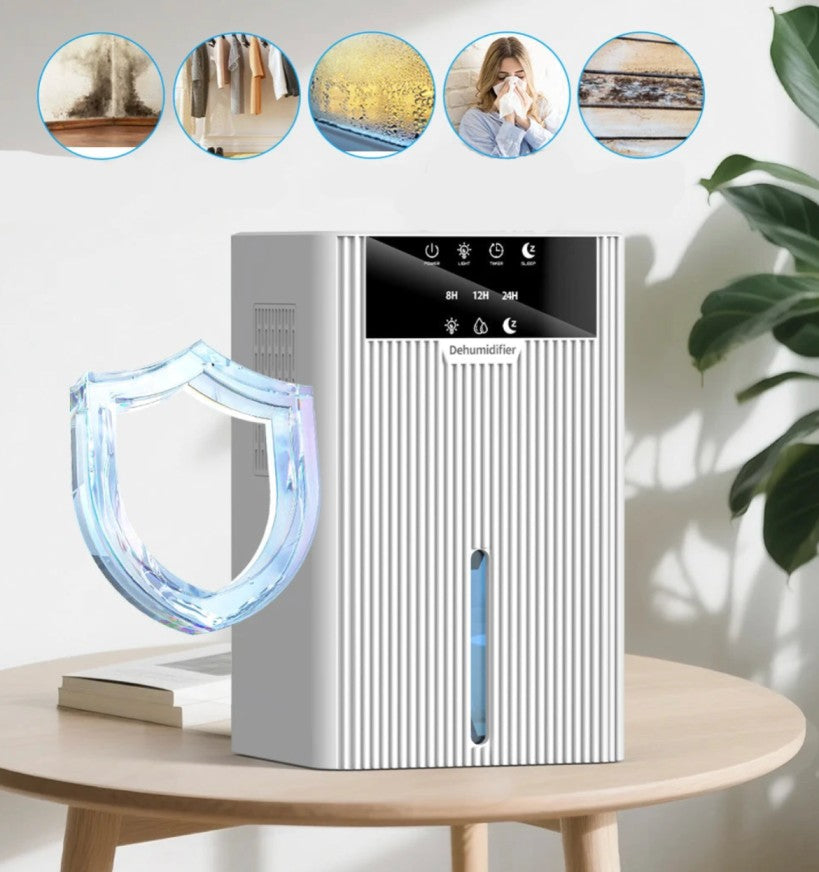 Déshumidificateur d’Air Compact – Anti-Humidité & Silencieux