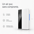 Déshumidificateur et purificateur 2,2 L Intelligent d’air 2-en-1