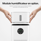 Purificateur d’air avec humidificateur intégré 2-en-1