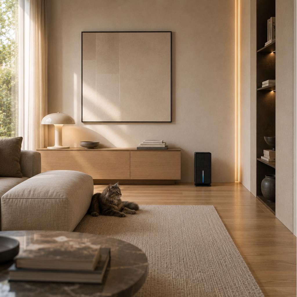 Déshumidificateur d’Air Électrique – Réservoir 3L, Mode Nuit Silencieux
