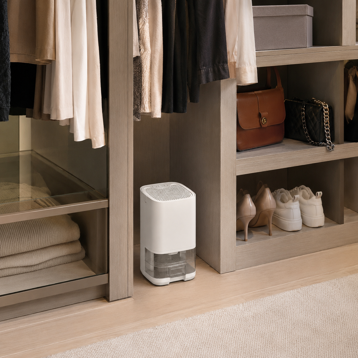 Mini Déshumidificateur d’air 20m² pour chambre & salle de bain