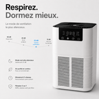 Purificateur d’air avec diffuseur d'air d'aromathérapie Silencieux – Idéal Chambre & Bureau