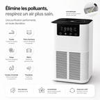 Purificateur d’air avec diffuseur d'air d'aromathérapie Silencieux – Idéal Chambre & Bureau