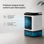 Climatiseur Portable Brumisateur – Ventilateur Rechargeable 3 Vitesses & Réservoir 900 mL