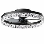 Ventilateur de Plafond LED Silencieux avec Télécommande – Luminaire LED Intégré Design Moderne