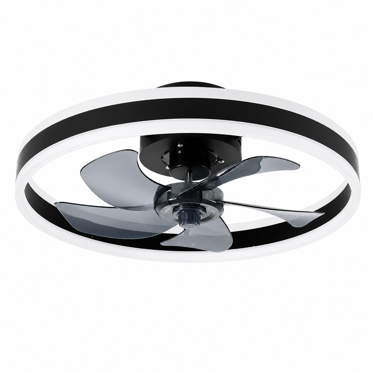 Ventilateur de Plafond LED Silencieux avec Télécommande – Luminaire LED Intégré Design Moderne