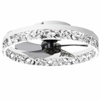 Ventilateur de Plafond LED Silencieux avec Télécommande – Luminaire LED Intégré Design Moderne