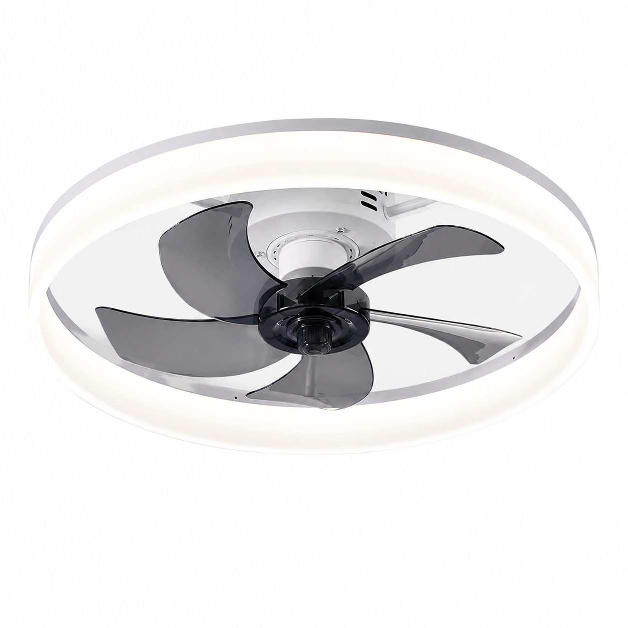 Ventilateur de Plafond LED Silencieux avec Télécommande – Luminaire LED Intégré Design Moderne
