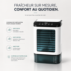 Climatiseur portable brumisateur - silencieux ≤ 30 dB