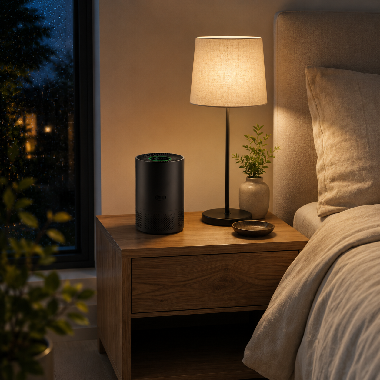 Purificateur d’air électrique 40 m² pour chambre, salon & bureau