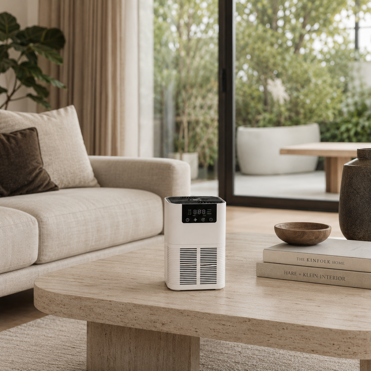 Purificateur d’air avec diffuseur d'air d'aromathérapie Silencieux – Idéal Chambre & Bureau