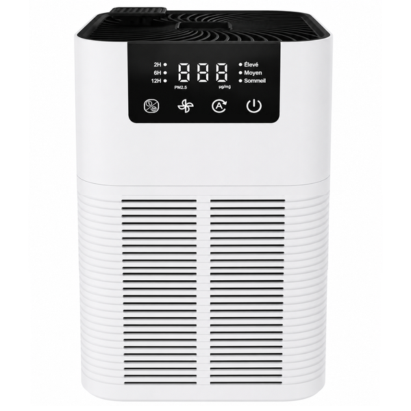 Purificateur d’air avec diffuseur d'air d'aromathérapie Silencieux – Idéal Chambre & Bureau