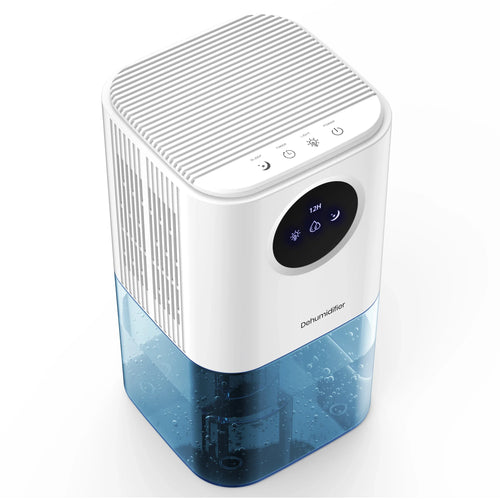 Déshumidificateur portable 1,7 L silencieux avec veilleuse LED - vue principale